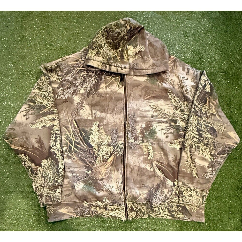 RedHead Men’s 2XL Regular Camouflage Full Zip Hooded Polyester Jacket
